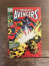 Marvel Comics the Mighty Avengers #65 the Swordsman Strikes 1969