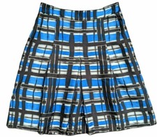 Jigsaw Blue Brown Patterned