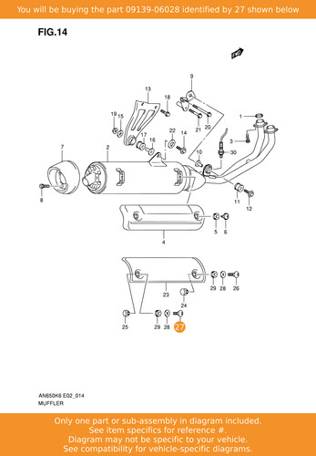 Suzuki screw rear - rear, (6x20)