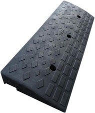 Curb Ramps, 100cm Rubber Printing Non-slip Roadside Tyre Protection Threshold Ra