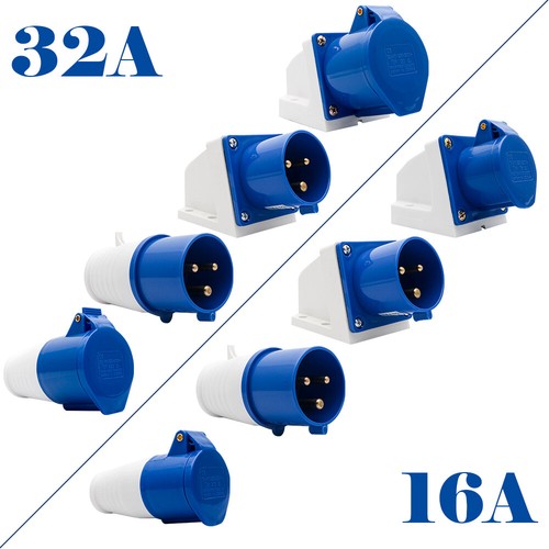 16a 32a 3pin - 3pin, plug