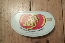 JELLY BELLY SWEETS TIN “THE ORIGINAL GOURMET JELLY BEAN" ADVERTISING CONTAINER 