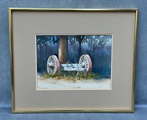 Neuburger signed watercolor - neuburger,