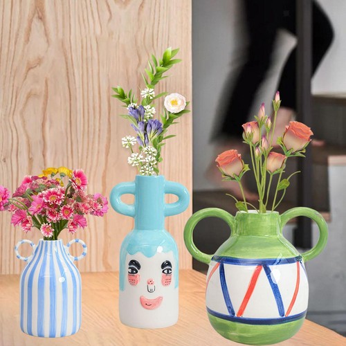 Decorative flower vase desk - decorative,