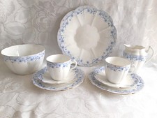 Shelley Tea For Two.  Blue