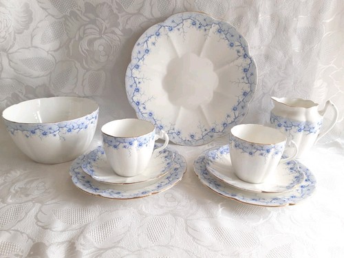 Shelley tea for two blue - shelley,