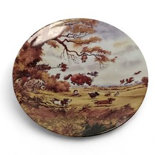 Thelwell's Ponies "Full Flight" Porcelain Plate By Norman Thelwell  1973