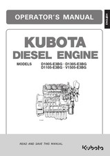 KUBOTA DIESEL ENGINE D1005