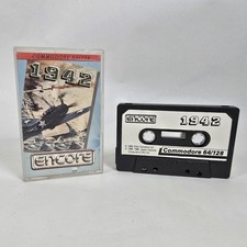 1942 Commodore 64 128 Cassette Tape Game Encore