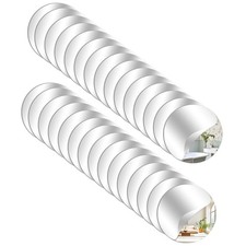 30 Pcs round Mirror Acrylic