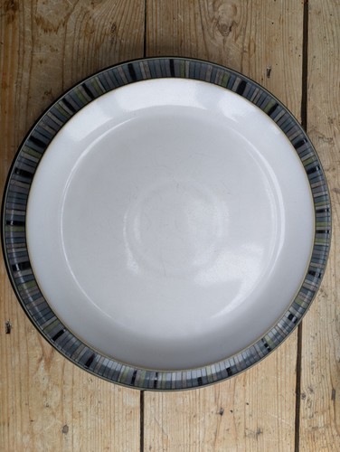 Denby black jet stripe salad