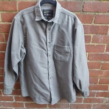 BRONTE MOLESKIN SHIRT MENS SIZE XL 100% COTTON GREEN REALLY 