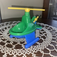 Weeble helicopter vintage toys - weeble,