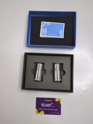 Wedgwood silver plated salt - silver,