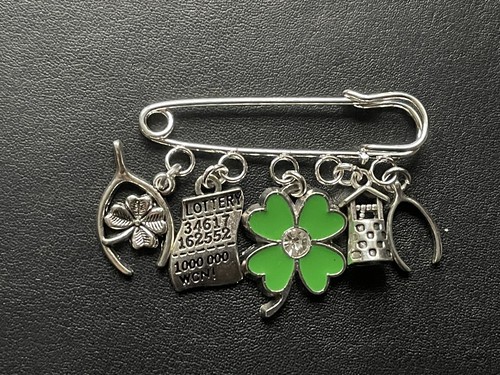 Lucky irish silver tone - irish,
