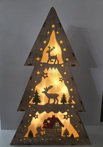 Dreibach led wooden christmas - wooden,
