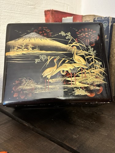 Vintage japanese black lacquer - japanese,