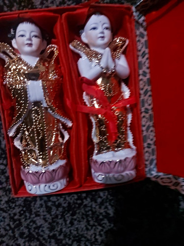 Porcelain angel figurines - angel,