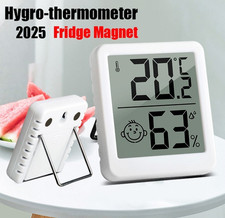 Digital Thermometer Hygrometer magnetic Temperature Humidity Meter Indoor UK