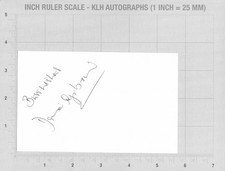 Dave Gibson Hand Signed White