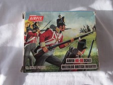 AIRFIX SOLDIERS ORIGINAL BOXED COMPLETE SET WATERLOO BRITISH INFANTRY