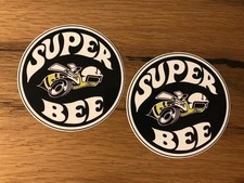 2x Super Bee Sticker Dodge