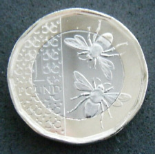 2024 £1 One Pound Coin Bees Brilliant Uncirculated BU - In Stock