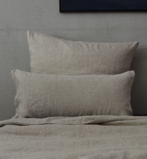 Linen bedding, set, natural