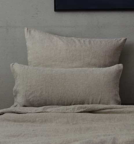 Linen bedding set - linen, natural
