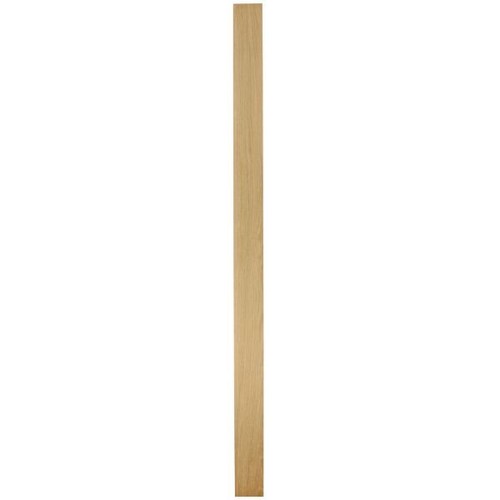 Oak plain newel post - (square),