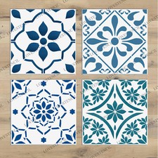 Tile Stencils - Lovestencil Bathroom/Kitchen & Hallways Floors/Wall