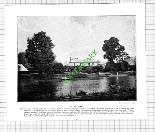 Eel pie island temple - island, /