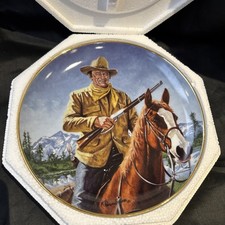 Vintage Franklin Mint Collector Plate - John Wayne - High Country