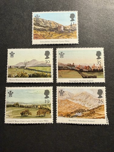Stamp set watercolor paintings - stamp,