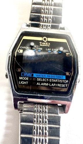 Vintage timex digital watch - q, watch-