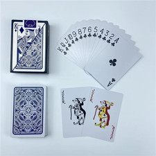 Waterproof PVC Plastic Playing Cards 5.8X8.8Cm Washable Bridge Game