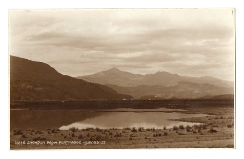 Vintage snowdon postcard - snowdon,