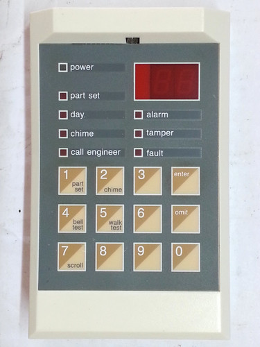 Scantronic 9028 alarm control - scantronic,