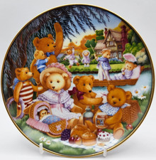 Limited Edition Franklin Mint Plate TEDDY BEAR Heirloom Collection No. D3161