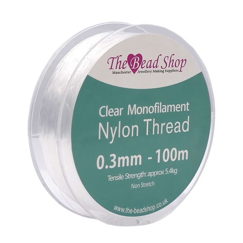 Clear nylon thread 3mm - nylon, 100m