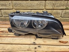 Genuine BMW E46 pre Facelift Coupe Halpgen Headlight. Drivers Off Right Side