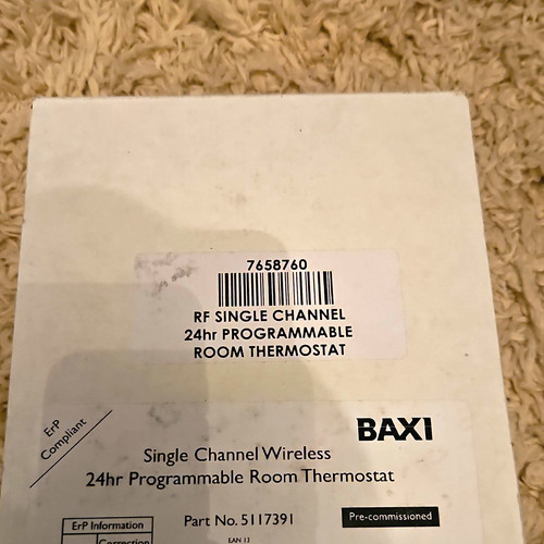 Baxi 5117391 wireless - rf,