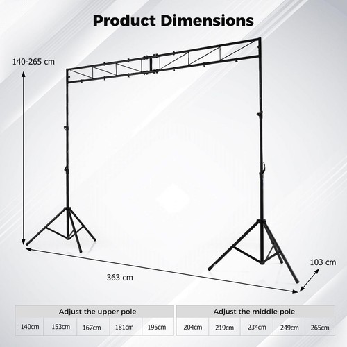 Lighting truss system portable - lighting,
