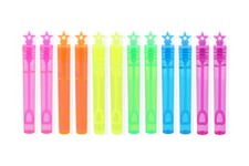 12 x Neon Star Party Bubble