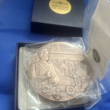 Bronze 2015 Monnaie de Paris Centenary of The Great War Medal 370g Box + Cert