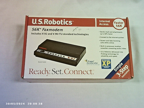 Robotics 56k fax modem - u.s.,
