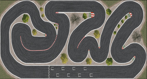 Racetrack race track - racetrack,