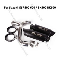 Exhaust Tips Modified Mid Link Pipe Slip On For Suzuki GSR400 GSR600 BK400 BK600