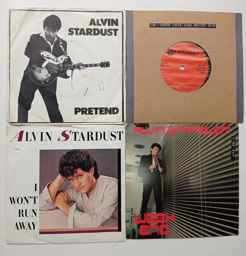 Alvin stardust vinyl single - stardust,