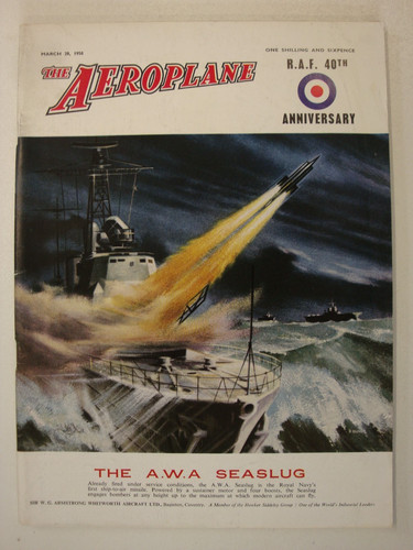 Aeroplane mar 1958 - 1958:, raf